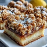 Freshly baked Homemade Lemon Crumb Bars are ready to slice and serve on a cooling rack.