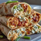 Buffalo Chicken Cream Cheese Pinwheels