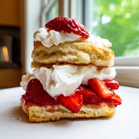 Strawberry Shortcake with Whipped Cream