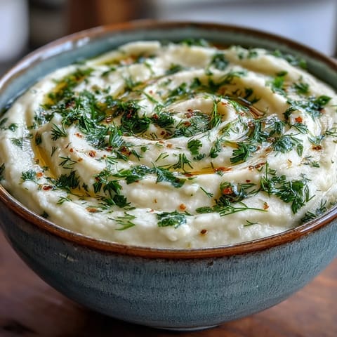 Creamy roasted parsnip and herb soup garnished with fresh chives, ready to serve in a rustic bowl.