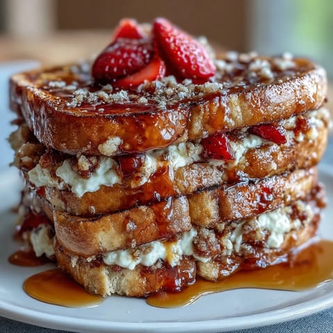 Spring Brunch Strawberry French Toast