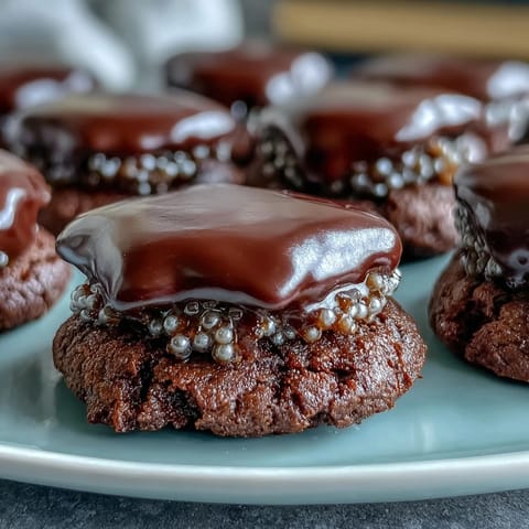 Easy Graduation Cap Cookies with Royal Icing: festive sugar cookies decorated like graduation caps, topped with smooth black royal icing and yellow candy tassels.