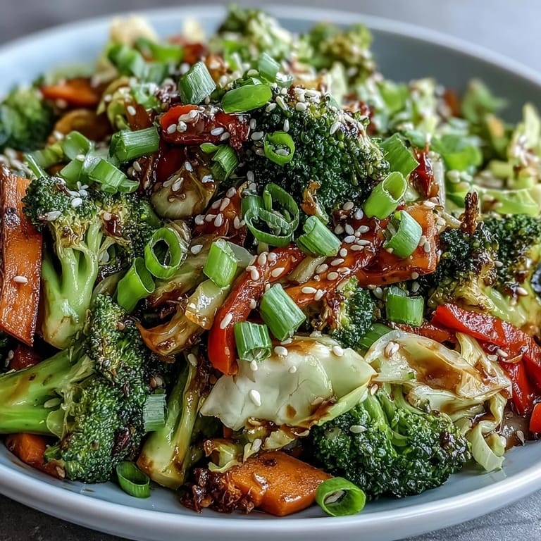 Hearty Comforting Fermented Veggie Winter Stir-Fry, showcasing colorful root vegetables with a tangy kimchi zest.