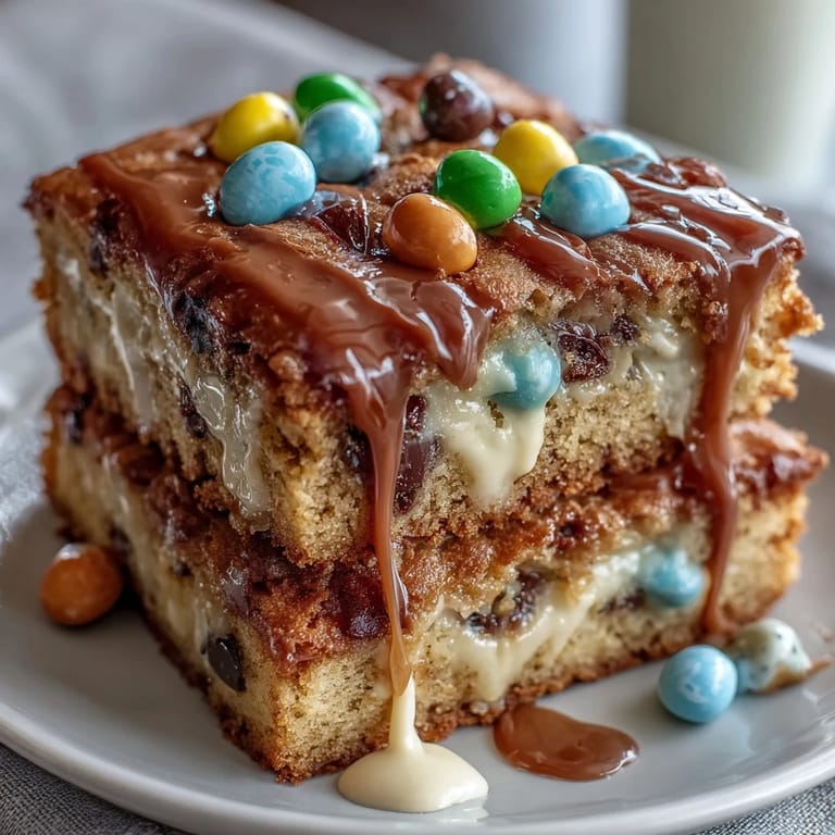 3. Soft, buttery blondies filled with Cadbury Mini Eggs and drizzled with rich white chocolate.