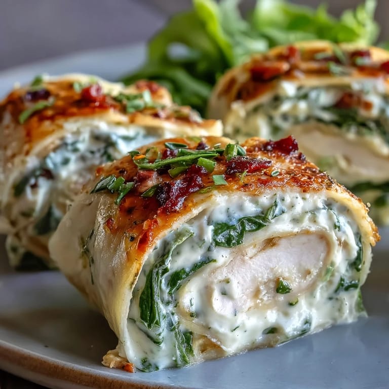 Delightful turkey, cheese, and spinach tortilla pinwheels featuring tender meat and vibrant greens, perfect for lunchboxes or appetizers.